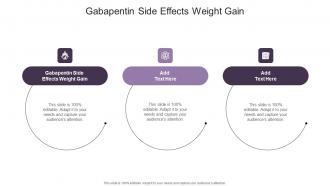 Gabapentin Side Effects Weight Gain In Powerpoint And Google Slides Cpb