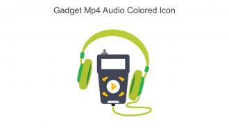 Gadget Mp4 Audio Colored Icon In Powerpoint Pptx Png And Editable Eps Format