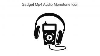 Gadget Mp4 Audio Monotone Icon In Powerpoint Pptx Png And Editable Eps Format