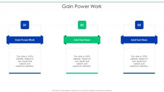 Gain Power Work In Powerpoint And Google Slides Cpb