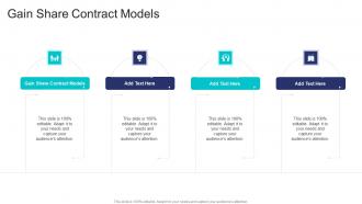 Gain Share Contract Models In Powerpoint And Google Slides Cpb