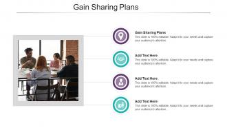 Gain Sharing Plans In Powerpoint And Google Slides Cpb