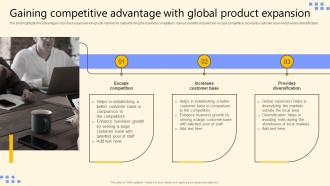 Gaining Competitive Advantage With Global Product Global Product Market Expansion Guide