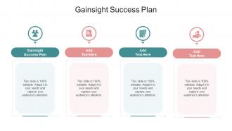 Gainsight Success Plan In Powerpoint And Google Slides Cpb