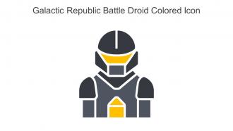 Galactic Republic Battle Droid Colored Icon In Powerpoint Pptx Png And Editable Eps Format