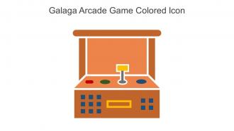 Galaga Arcade Game Colored Icon In Powerpoint Pptx Png And Editable Eps Format