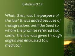 Galatians 3 19 the purpose of the law powerpoint church sermon