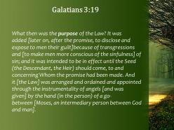 Galatians 3 19 the purpose of the law powerpoint church sermon