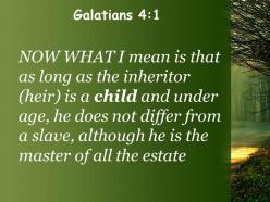 Galatians 4 1 they own the whole estate powerpoint church sermon