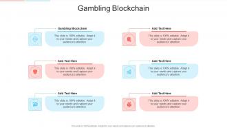 Gambling Blockchain In Powerpoint And Google Slides Cpb