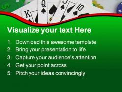 Gambling game powerpoint templates and powerpoint backgrounds 0811