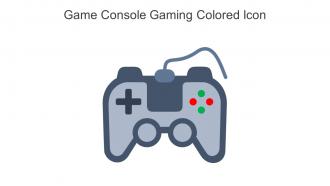 Game Console Gaming Colored Icon In Powerpoint Pptx Png And Editable Eps Format