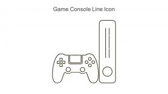 Game Console Line Icon