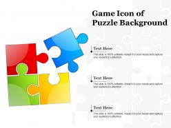 Game icon of puzzle background