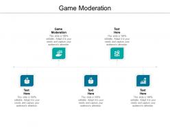 Game moderation ppt powerpoint presentation professional guide cpb