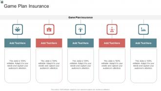 Game Plan Insurance In Powerpoint And Google Slides Cpb
