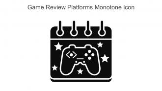 Game Review Platforms Monotone Icon In Powerpoint Pptx Png And Editable Eps Format