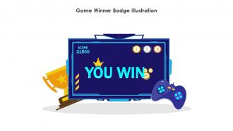 Game Winner Badge Illustration