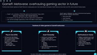 Gamefi Metaverse Sector In Future Unveiling Opportunities Associated With Metaverse World AI SS V