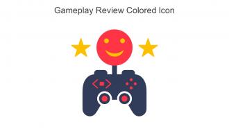 Gameplay Review Colored Icon In Powerpoint Pptx Png And Editable Eps Format