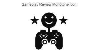 Gameplay Review Monotone Icon In Powerpoint Pptx Png And Editable Eps Format