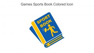 Games Sports Book Colored Icon In Powerpoint Pptx Png And Editable Eps Format