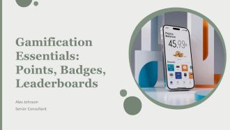 Gamification Essentials Points Badges Leaderboards PPT Sample AT