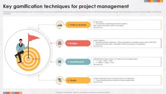 Gamification In Project Management Powerpoint Ppt Template Bundles Pre-designed Designed