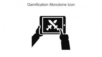 Gamification Monotone Icon In Powerpoint Pptx Png And Editable Eps Format