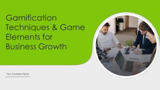 Gamification Techniques And Game Elements For Business Growth Powerpoint Presentation Slides