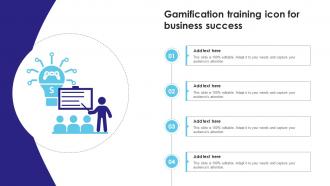 Gamification Training Icon For Business Success