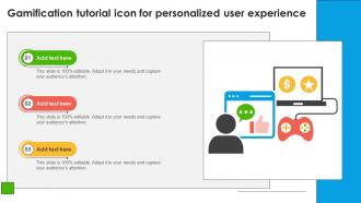 Gamification Tutorial Icon For Personalized User Experience