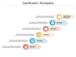 Gamification workplace ppt powerpoint presentation icon portfolio cpb