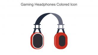 Gaming Headphones Colored Icon In Powerpoint Pptx Png And Editable Eps Format