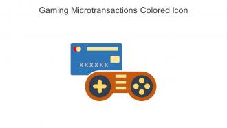 Gaming Microtransactions Colored Icon In Powerpoint Pptx Png And Editable Eps Format