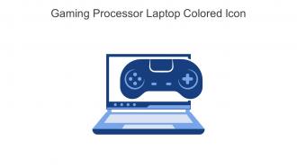 Gaming Processor Laptop Colored Icon In Powerpoint Pptx Png And Editable Eps Format