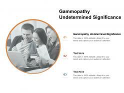 Gammopathy undetermined significance ppt powerpoint presentation visual aids example cpb