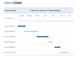 Gannt chart management ppt powerpoint presentation ideas show