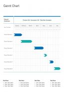 Gannt Chart Proposal Offer Request One Pager Sample Example Document