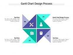 Gantt chart design process ppt powerpoint presentation slides guidelines cpb