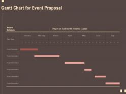 Gantt chart for event proposal ppt powerpoint presentation gallery icons