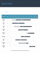 Gantt Chart Market Research Proposal Template One Pager Sample Example Document