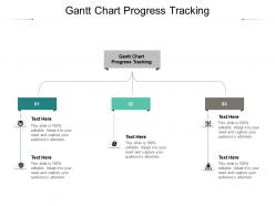 Gantt chart progress tracking ppt powerpoint presentation portfolio background cpb