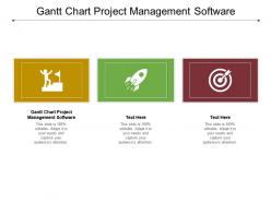 Gantt chart project management software ppt powerpoint summary pictures cpb