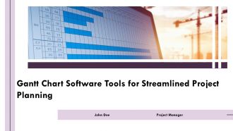 Gantt Chart Software Tools For Streamlined Project Planning PPT Summary AT