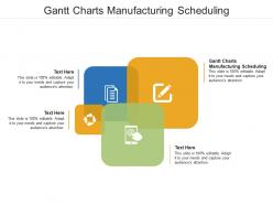 Gantt charts manufacturing scheduling ppt powerpoint slideshow cpb