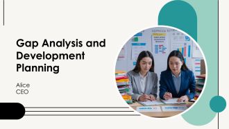 Gap Analysis And Development Planning PPT Mockup AT