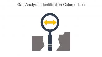 Gap Analysis Identification Colored Icon In Powerpoint Pptx Png And Editable Eps Format