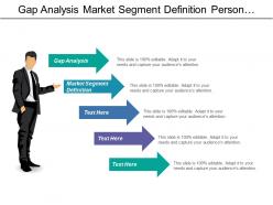 Gap analysis market segment definition person development market segments