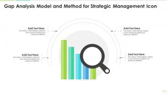 Gap analysis model and method for strategic management icon add